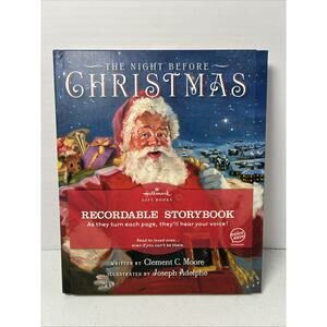 The Night Before Christmas Recordable Story Book Hallmark 2009 BRAND NEW SEALED